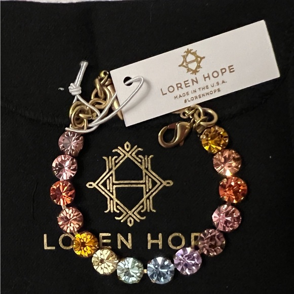 Loren Hope Jewelry - Like new - Loren Hope Arista Bracelet Rainbow Ombré